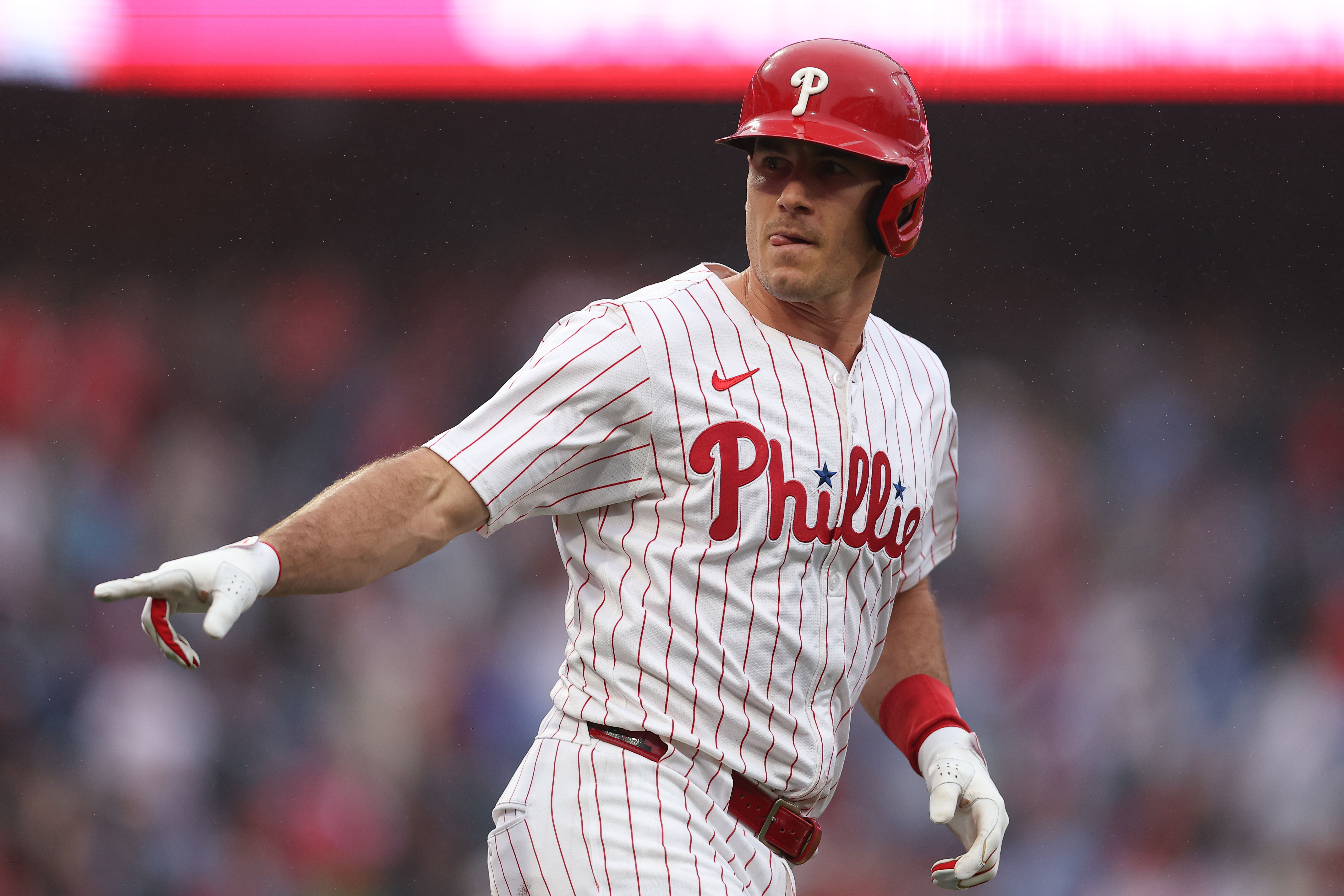 J.T. Realmuto might go yard tonight - Source: Imagn